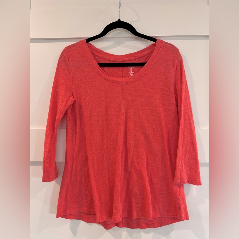 GAP 100% Organic cotton Easy Tee quarter sleeve